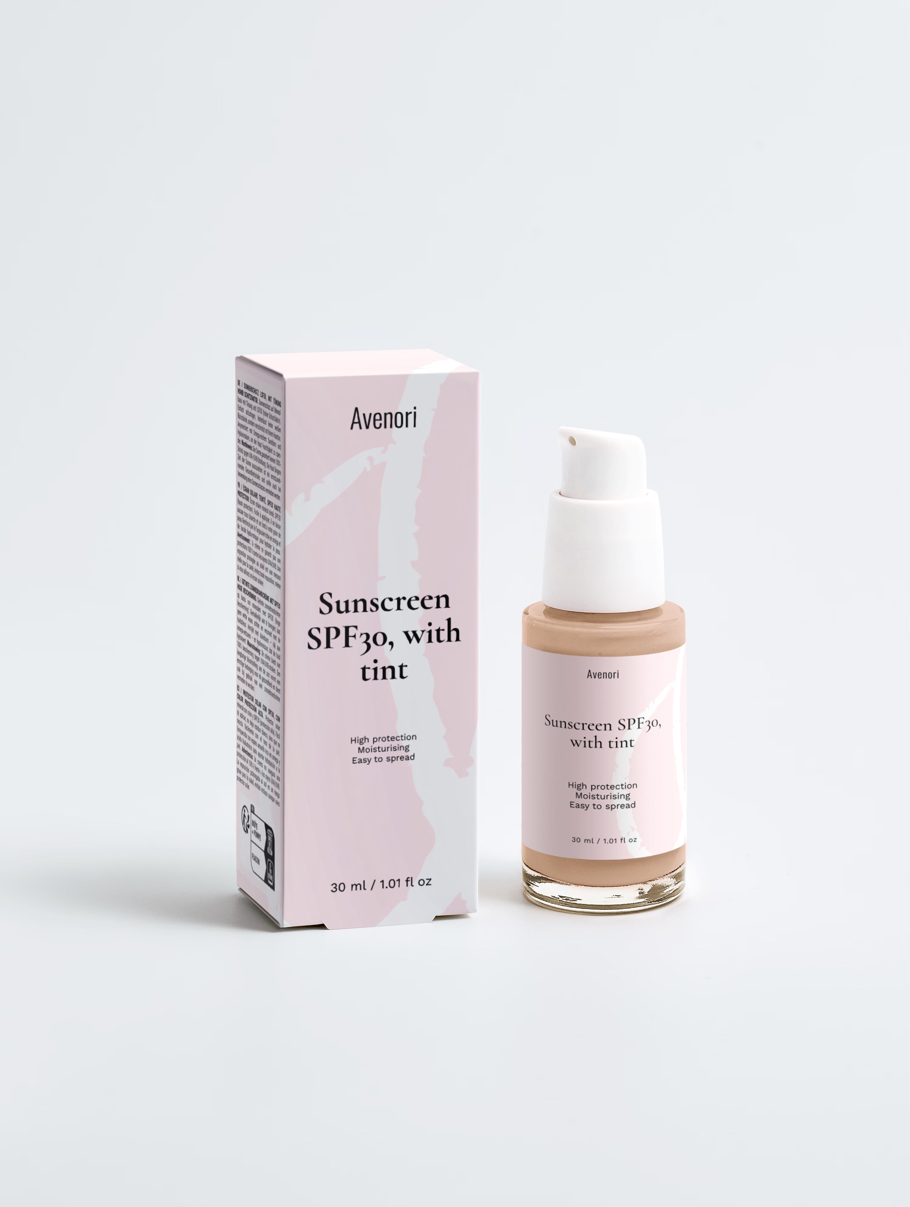 Sunscreen SPF30, with tint